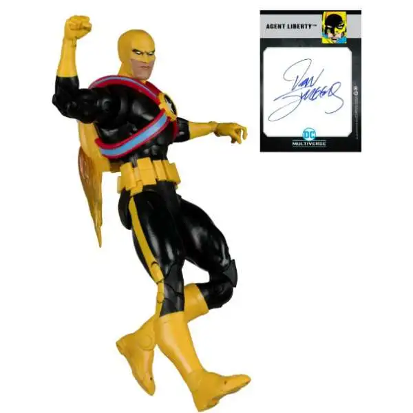 McFarlane Toys DC Multiverse Collector Edition AUTOGRAPH Series Agent Liberty Exclusive Action Figure