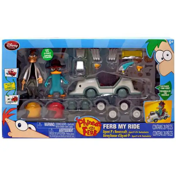 Disney Phineas and Ferb Beans collection agent P fez 
