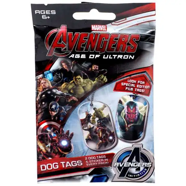 Marvel Avengers Age of Ultron Dog Tags Mystery Pack
