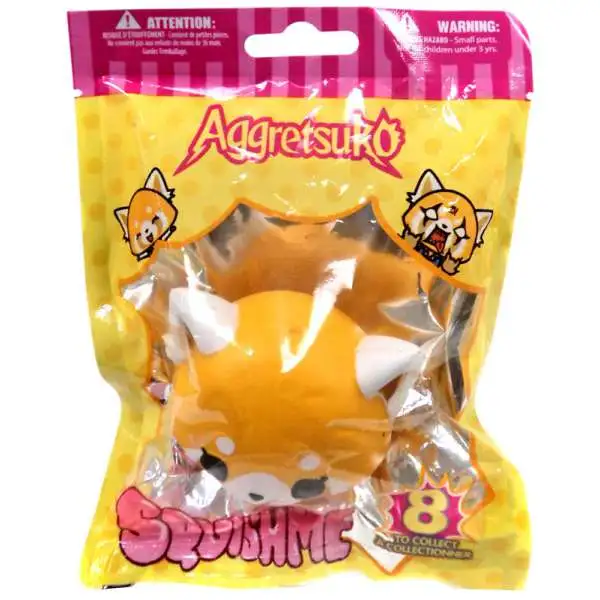 Sanrio Squishme Aggretsuko Squeeze Toy [Smiling]