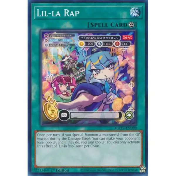 agov yugioh card list Trading Game Age of Overlord Single Card Common Lil-la Rap AGOV-EN098 yugioh age of overlord card