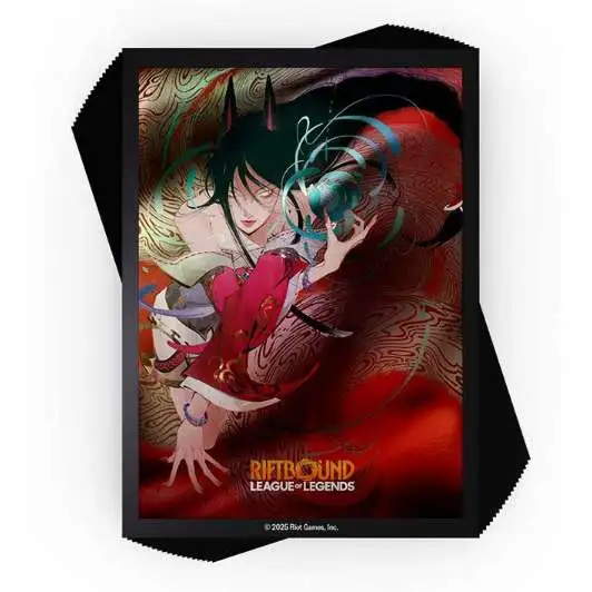 Riftbound: League of Legends Trading Card Game Origins Ahri Art Card Sleeves [100 Count]