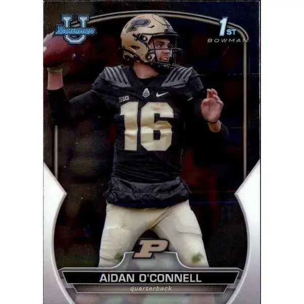 NFL Las Vegas Raiders 2022 Bowman University Chrome Aidan O'Connell #60 [Rookie 1st Bowman]