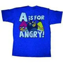 Angry Birds A is For Angry T-Shirt [Adult XL]