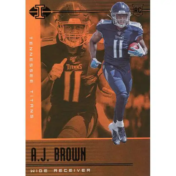 NFL 2019 Panini Illusions Orange A.J. Brown #54 [Rookie]