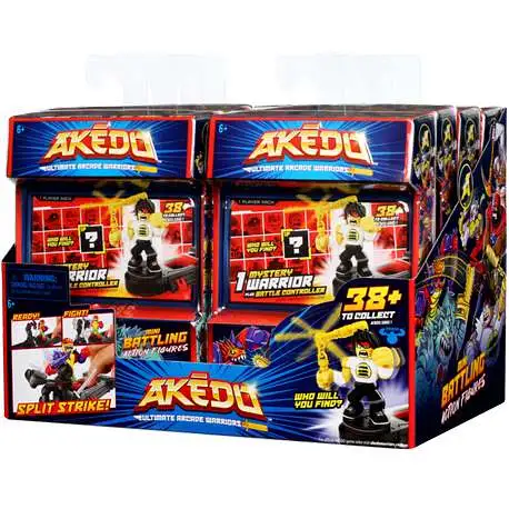 Akedo Ultimate Arcade Warriors Series 1 Mini Battling Action Figure MYSTERY Box [8 Packs]