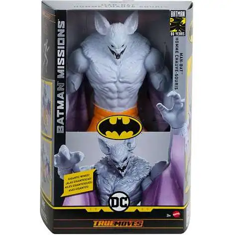 DC Batman Missions Man-Bat (Albino) Deluxe Action Figure [True Moves]