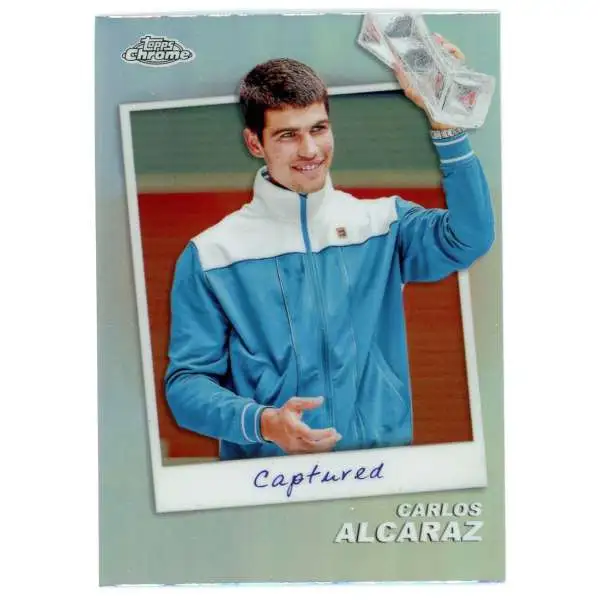 Tennis 2024 Chrome Captured Refractor Carlos Alcaraz CTD-CA