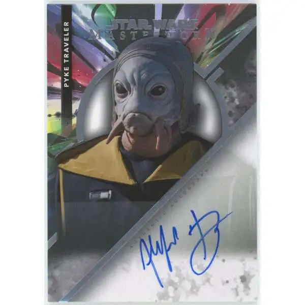 Star Wars 2022 Masterwork Alfred Hsing as Pyke Traveler MWA-AH [Autographed]