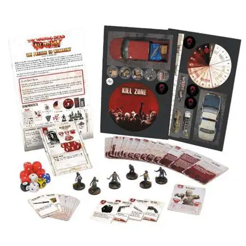 The Walking Dead All Out War Miniature Game Prelude to Woodbury Solo Starter Set
