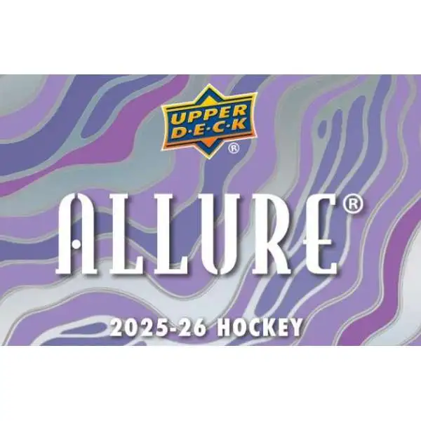 NHL Upper Deck 2025-26 Allure Hockey Trading Card BLASTER Box [4 Packs] (Pre-Order ships October)