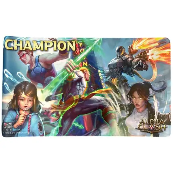 Alpha Clash Trading Card Game Card Supplies Champion Playmat