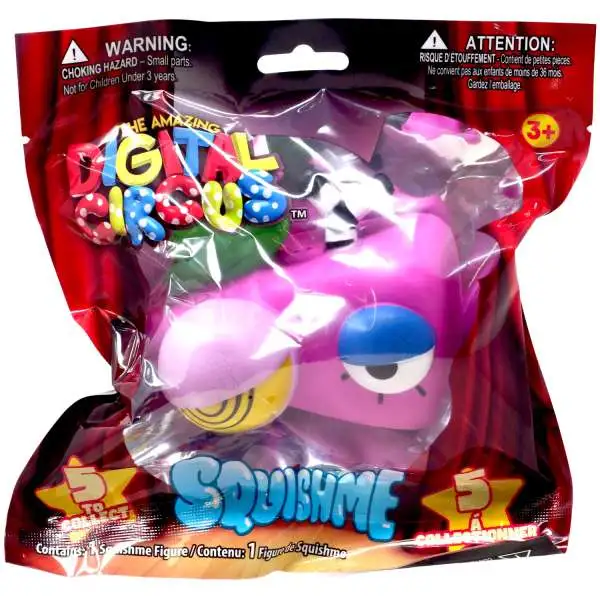 The Amazing Digital Circus Squishme Squishies Zooble Squeeze Toy