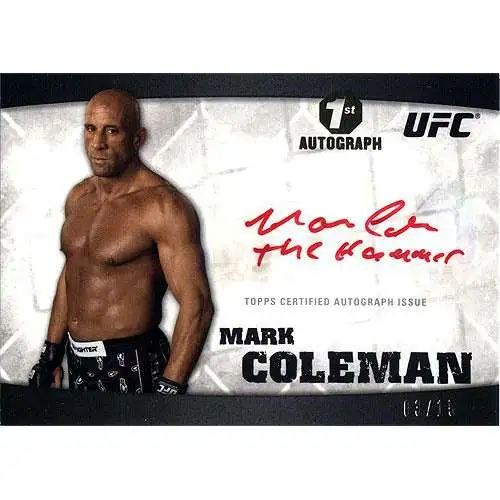 Topps UFC 2010 Knockout Autograph Mark Coleman A-MCO