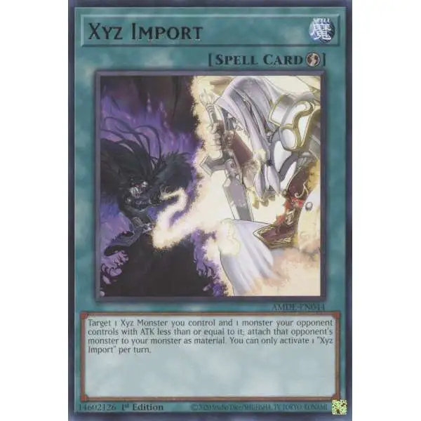 YuGiOh Trading Card Game Amazing Defenders Rare Xyz Import AMDE-EN044