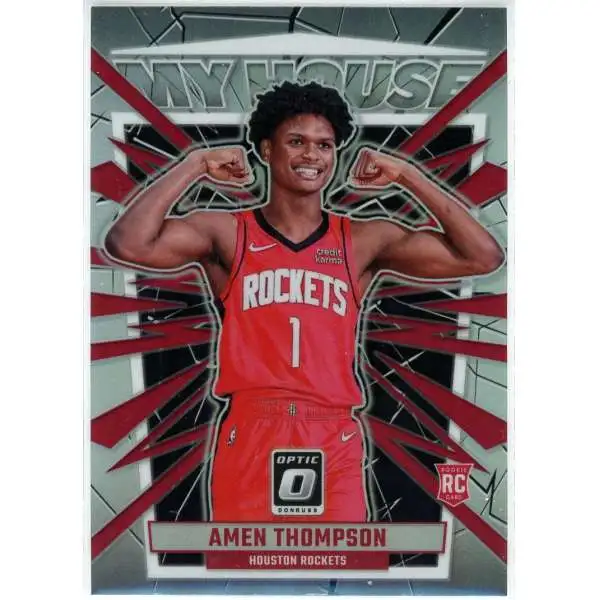 NBA 2023-24 Panini Donruss Optic Silver My House Amen Thompson #19 [Rookie]