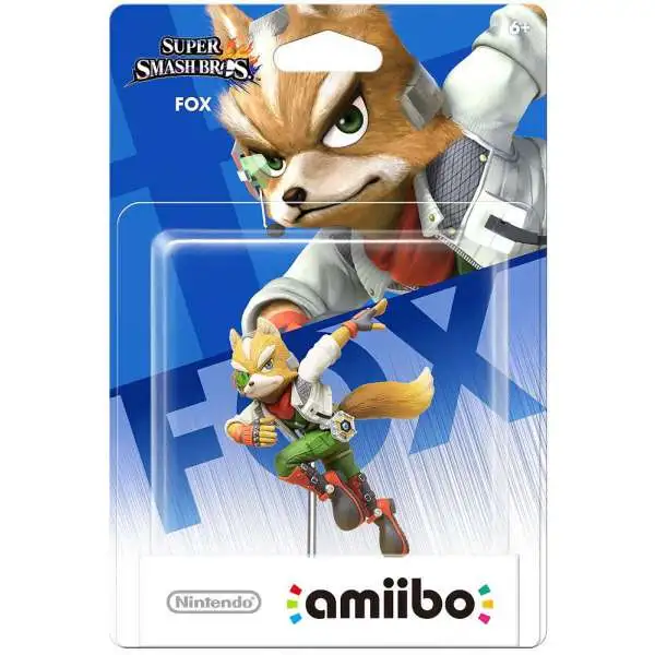 Nintendo Super Smash Bros Amiibo Fox Mini Figure