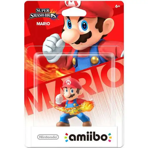 Nintendo Super Smash Bros Amiibo Mario Mini Figure