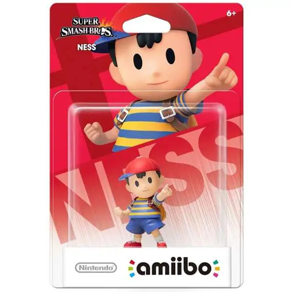 Nintendo Super Smash Bros Amiibo Ness Mini Figure [Regular]