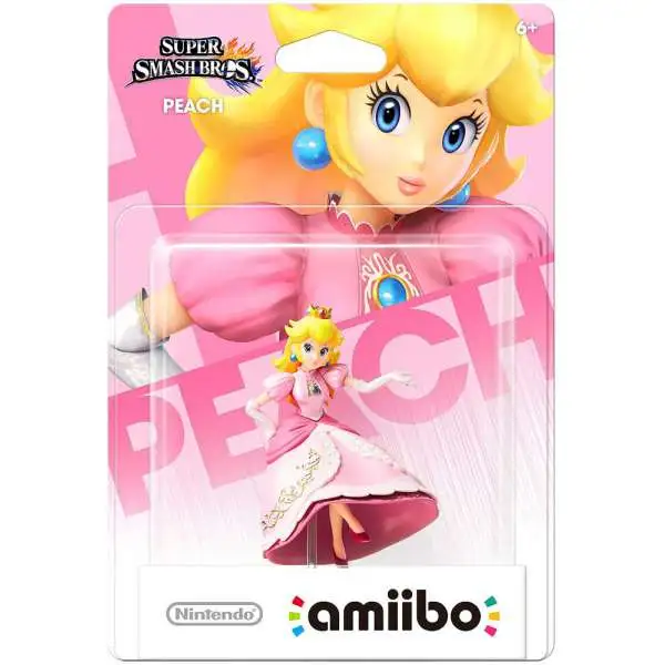 Nintendo Super Smash Bros Amiibo Peach Mini Figure