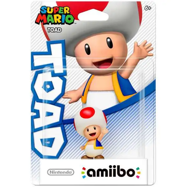 Nintendo Super Mario Amiibo Toad Mini Figure