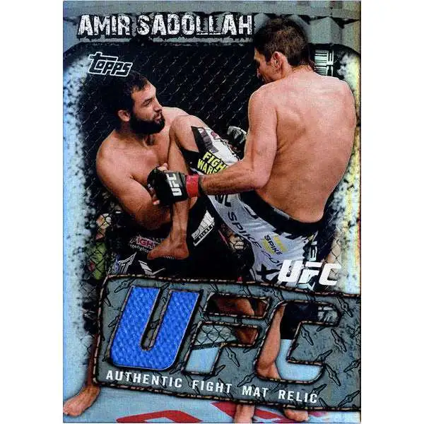 Topps UFC Round 3 Fight Mat Relic Amir Sadollah FMR-ASA