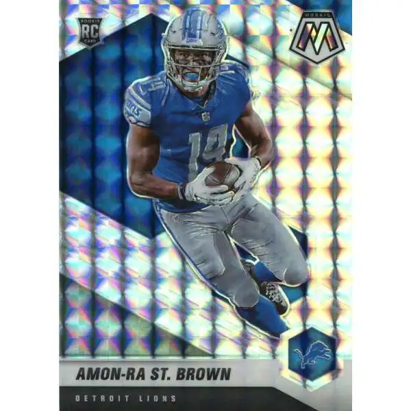 AMON-RA ST. BROWN 2021 DONRUSS ROOKIE PHENOMS DETROIT LIONS JERSEY PATCH!  USC!