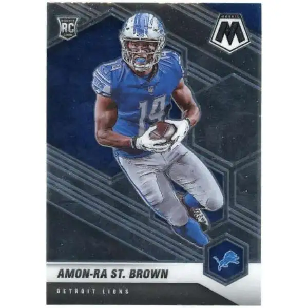 NFL 2021 Panini Mosaic Amon-Ra St. Brown #328 [Rookie]