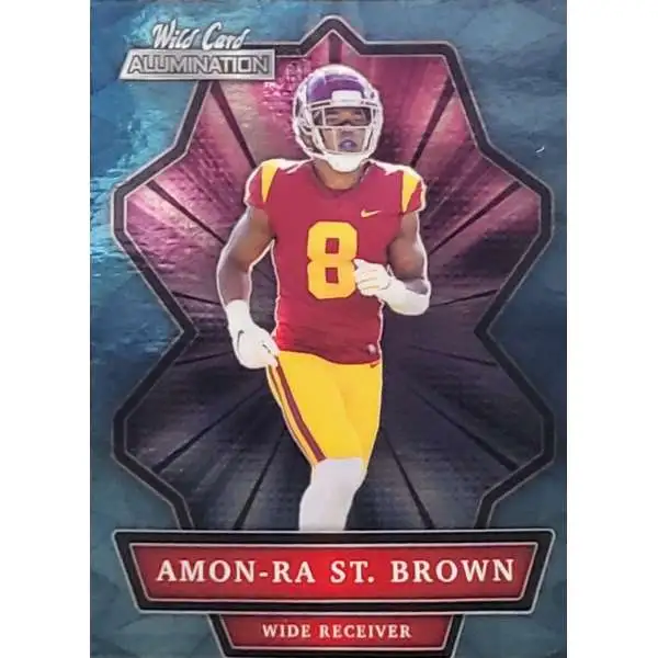 : 2021 Score #330 Amon-Ra St. Brown USC Trojans Rookie Football  Card : Collectibles & Fine Art