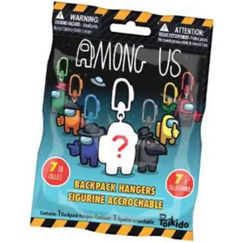 Among Us Backpack Hanger Mystery Pack [1 RANDOM Clip-On Figure]