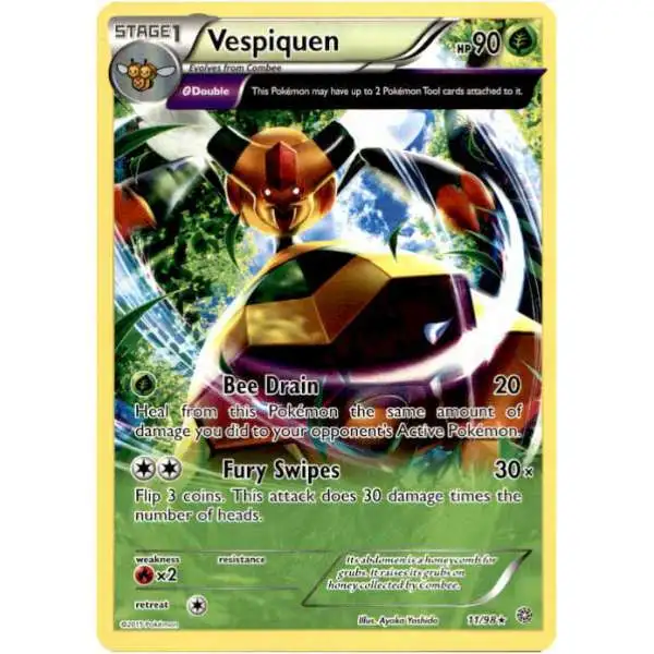 Pokemon Trading Card Game XY Ancient Origins Rare Vespiquen #11
