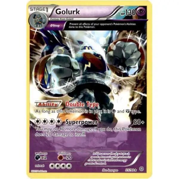 Pokemon Trading Card Game XY Ancient Origins Rare Golurk #35