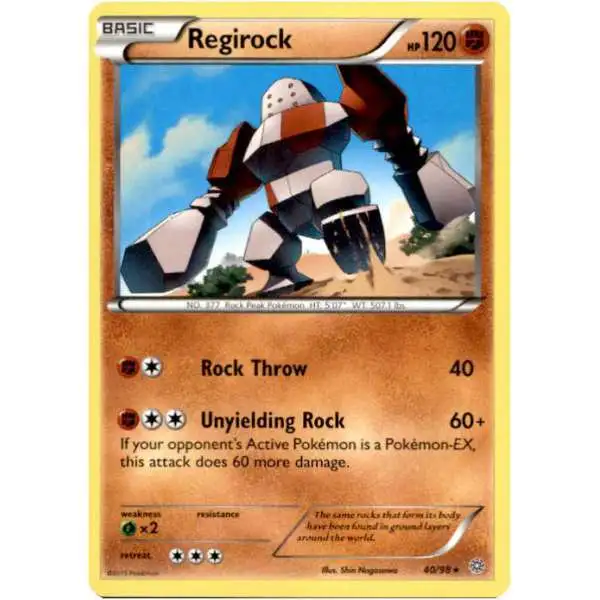 Pokemon Trading Card Game XY Ancient Origins Rare Regirock #40