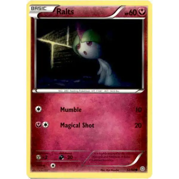 Pokemon Trading Card Game XY Ancient Origins Common Ralts #52