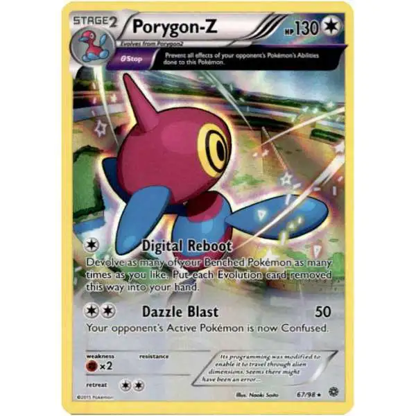 Pokemon Trading Card Game XY Ancient Origins Holo Rare Porygon-Z #67