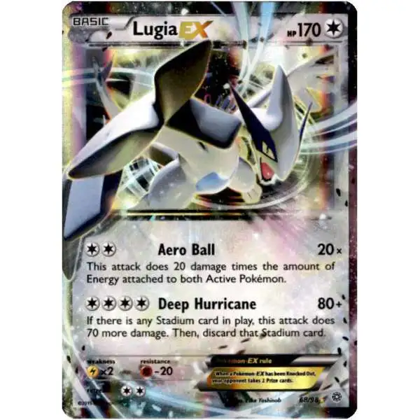 Pokemon Trading Card Game XY Ancient Origins Ultra Rare Lugia EX #68