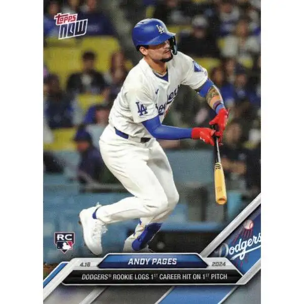 MLB 2024 NOW Baseball Andy Pages #87 [Rookie]