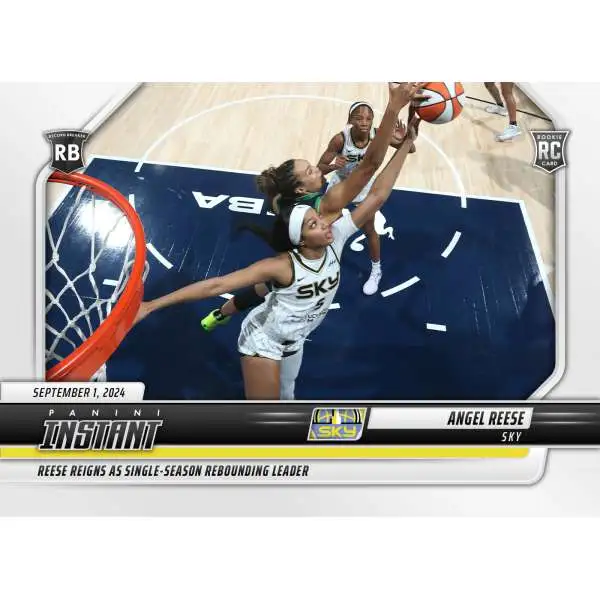 WNBA Chicago Sky 2024 Instant Basketball Angel Reese #194 [Rookie, Reigns as Single-Season Rebounding Leader]