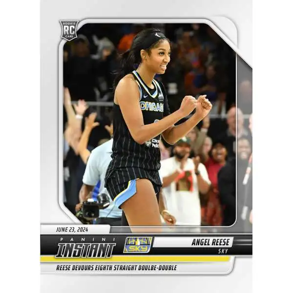 WNBA Chicago Sky 2023-24 Instant Basketball Angel Reese #87 [Rookie, Devours 8th Straight Double-Double]