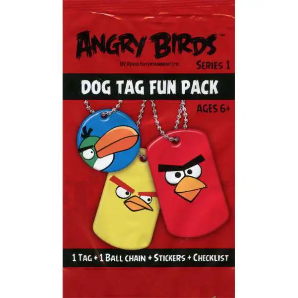 Angry Birds Series 1 Dog Tag Fun Pack