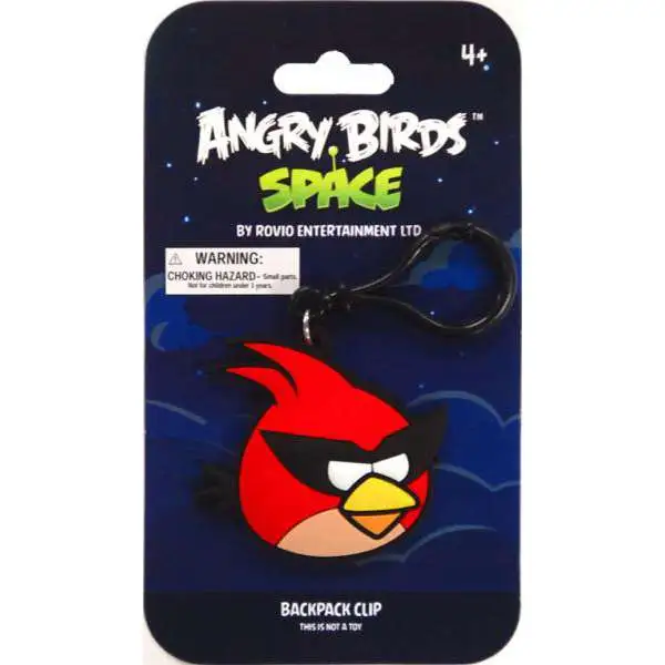 Angry Birds Space Super Red Bird PVC Backpack Clip