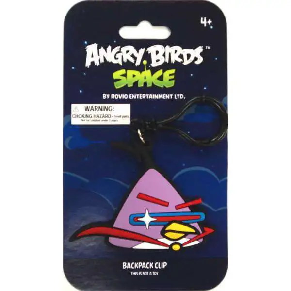 Angry Birds Space Lazer Bird PVC Backpack Clip