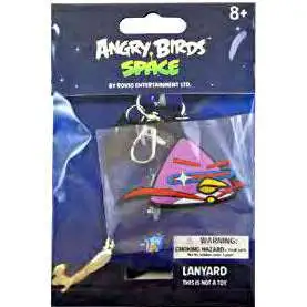 Angry Birds Space Lazer Bird Lanyard Keychain