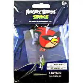 Angry Birds Space Super Red Bird Lanyard Keychain