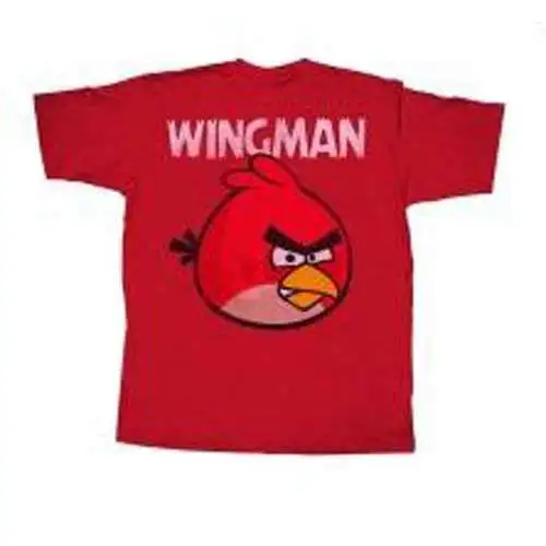 Angry Birds Wingless T-Shirt [Red, Adult XL]
