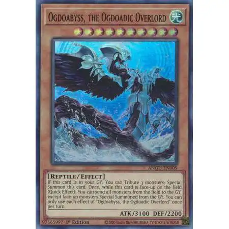 YuGiOh Ancient Guardians Ultra Rare Ogdoabyss, the Ogdoadic Overlord ANGU-EN009