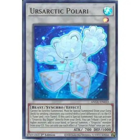 YuGiOh Ancient Guardians Ultra Rare Ursarctic Polari ANGU-EN033