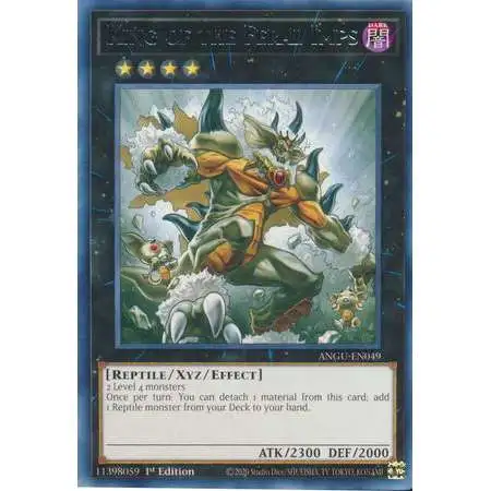 YuGiOh Ancient Guardians Rare King of the Feral Imps ANGU-EN049