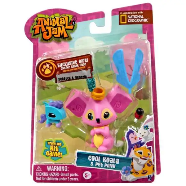 Animal Jam Cool Koala & Pet Pony Mini Figure 2-Pack