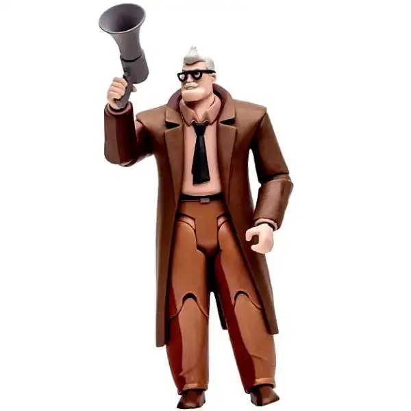McFarlane Toys DC The Animated Series Build Lock-Up Series Commissioner James Gordon Action Figure [Damaged Packaging]